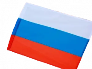Флаг 16х24 на палочке "РФ"