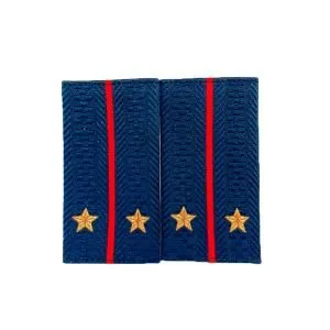 Фальшпогоны вышитые полиция лейтенант 5*9 см